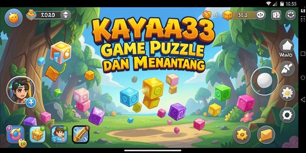 Tampilan gameplay KAYA33 dengan teka-teki yang menarik.