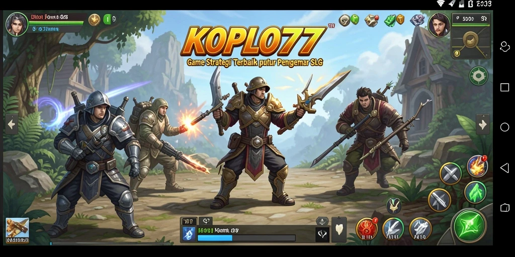 Screenshot gameplay KOPLO77 yang menampilkan strategi pembangunan kerajaan.