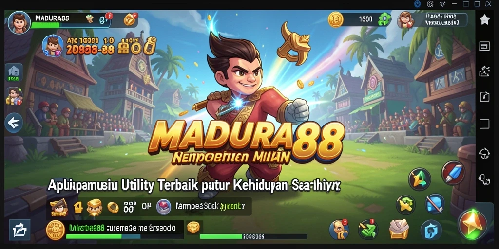 Tampilan antar muka MADURA88 yang sederhana dan fungsional.