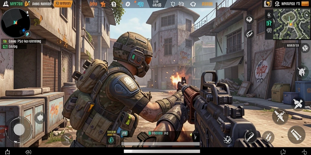 Screenshot gameplay MVP789 menampilkan aksi tembak-menembak yang mendebarkan.
